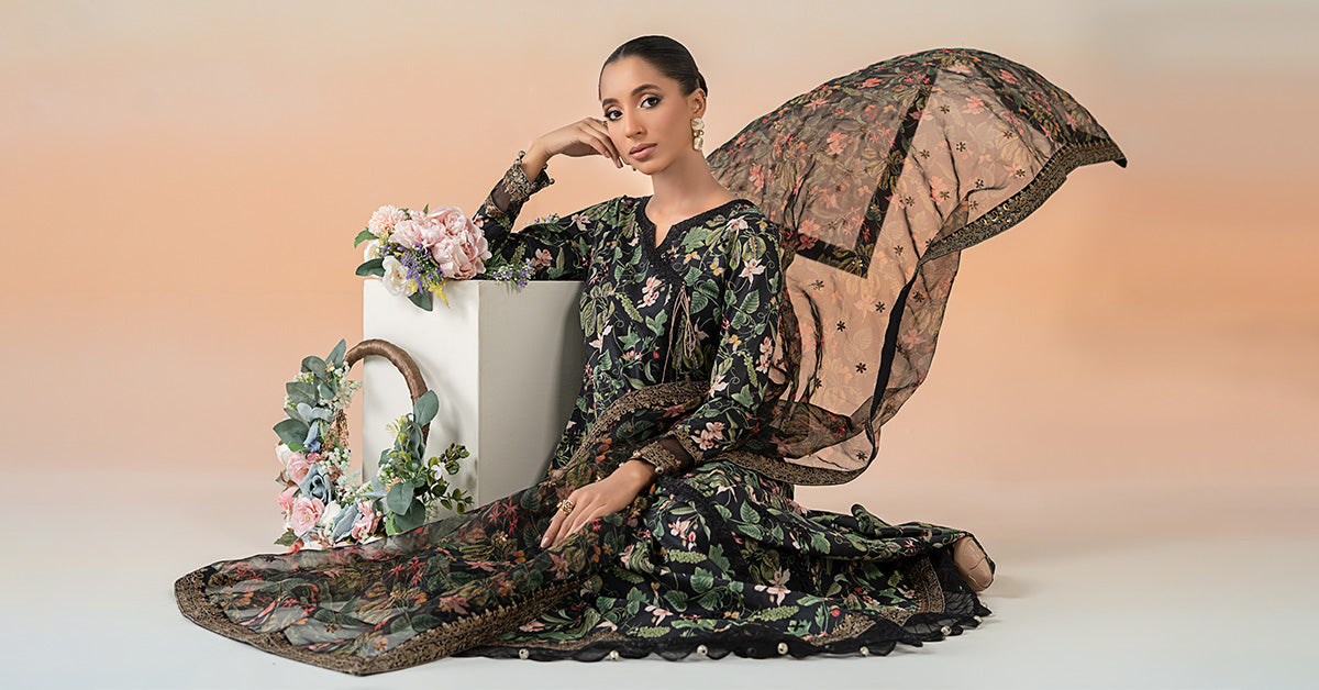 3 Piece Printed Lawn Suit