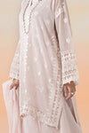 3 Piece Embroidered Cotton Net Suit