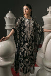 3 Piece Embroidered Cotton Net Suit