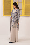 3 Piece Embroidered Raw Silk Suit