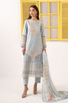 3 Piece Embroidered Dobby Lawn Suit