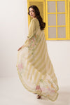 3 Piece Embroidered Dobby Lawn Suit