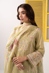 3 Piece Embroidered Dobby Lawn Suit