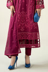 3 Piece Embroidered Dobby Suit