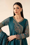 3 Piece Embroidered Cotton Net Suit