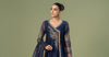 3 Piece Embroidered Paper Cotton Suit