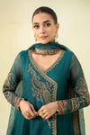 3 Piece Embroidered Paper Cotton Suit