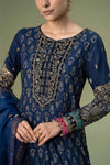 3 Piece Embroidered Linen Suit