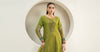 3 Piece Embroidered Linen Suit