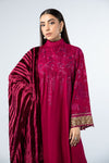 3 Piece Embroidered Linen Suit