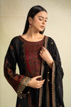 3 Piece Embroidered Woven Khadi Suit