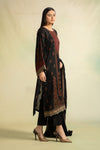 3 Piece Embroidered Woven Khadi Suit