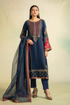 3 Piece Embroidered Linen Suit
