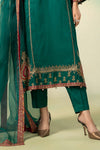 3 Piece Embroidered Linen Suit
