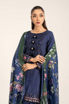 3 Piece Embroidered Linen Suit