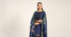 3 Piece Embroidered Linen Suit