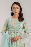 3 Piece Embroidered Linen Suit