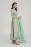 3 Piece Embroidered Linen Suit