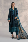 3 Piece Embroidered Plush Suit