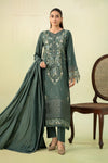 3 Piece Embroidered Linen Suit