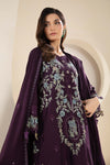 3 Piece Embroidered Linen Suit