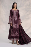3 Piece Embroidered Linen Suit