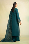 3 Piece Embroidered Linen Suit