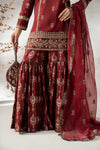 3 Piece Embroidered Linen Suit
