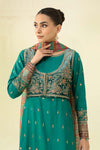 3 Piece Embroidered Linen Suit