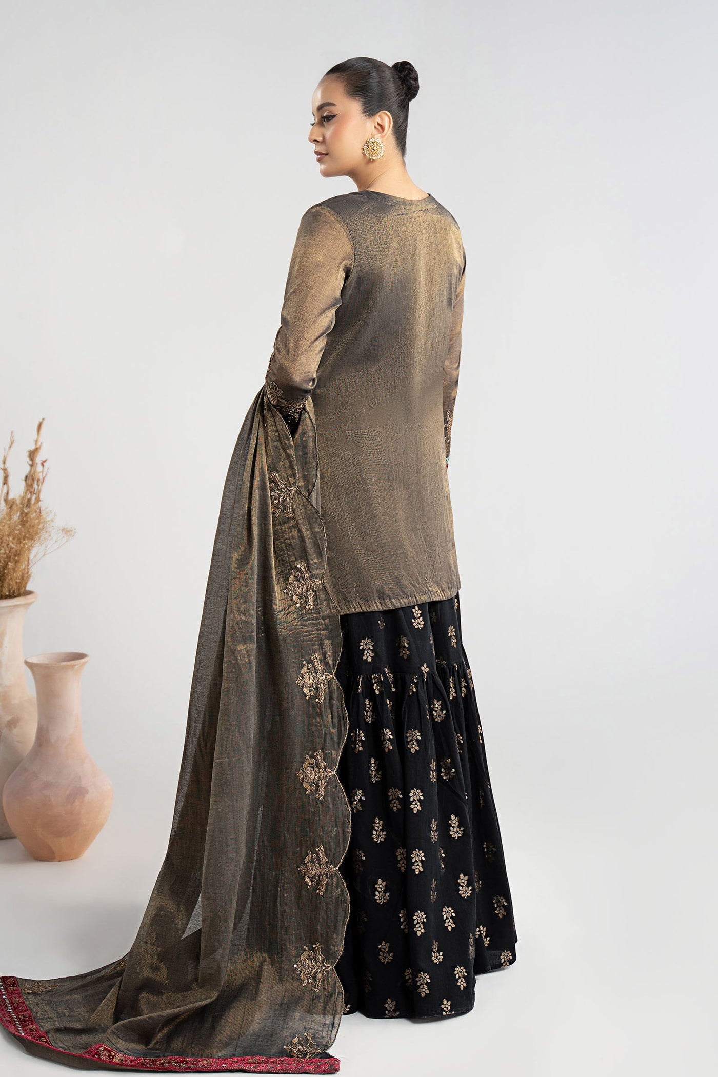 3 Piece Embroidered Masoori Suit