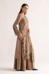 3 Piece Embroidered Linen Suit