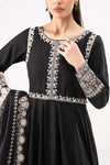 3 Piece Embroidered Linen Suit