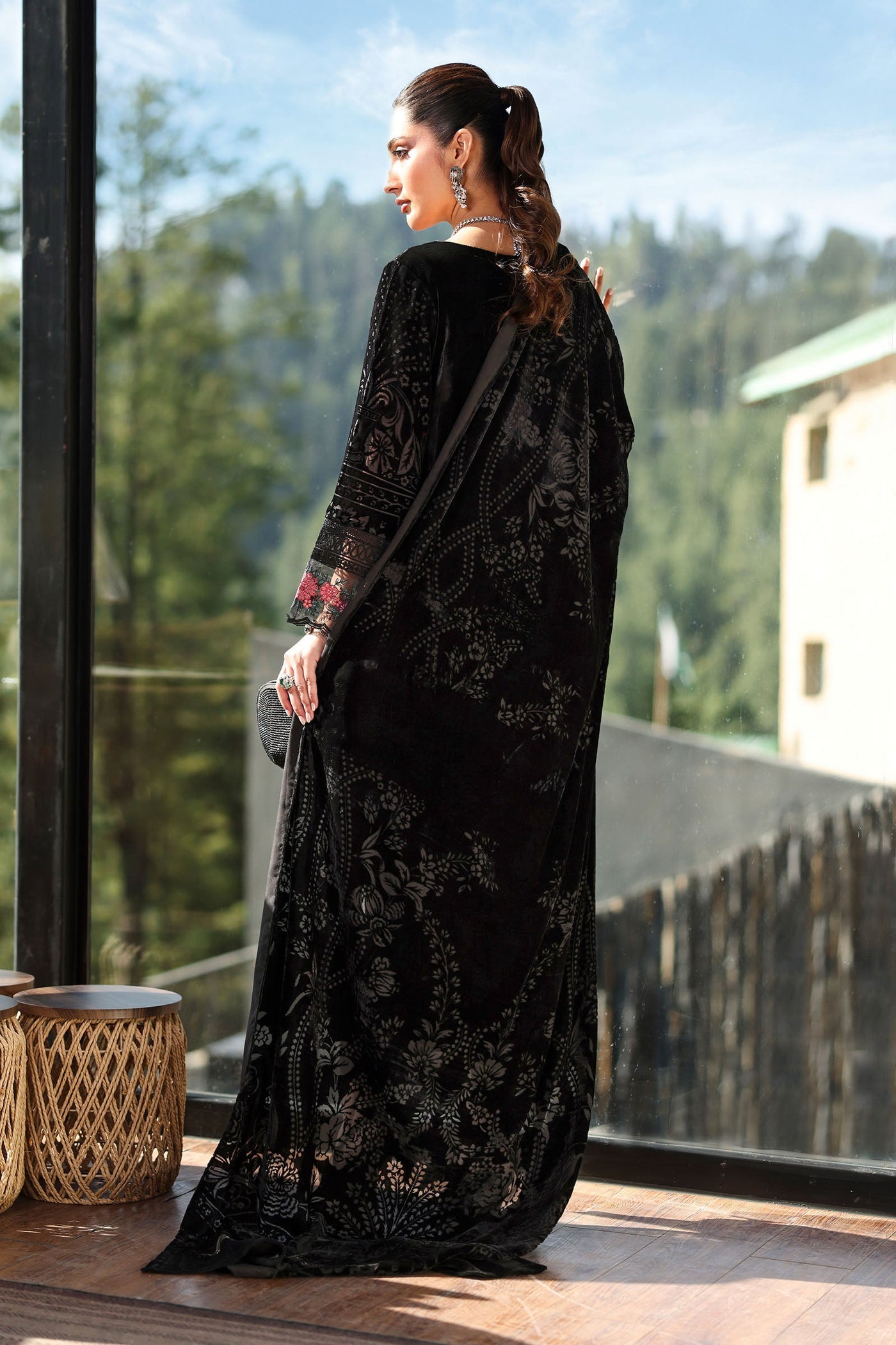 3 Piece Embroidered Palachi Suit