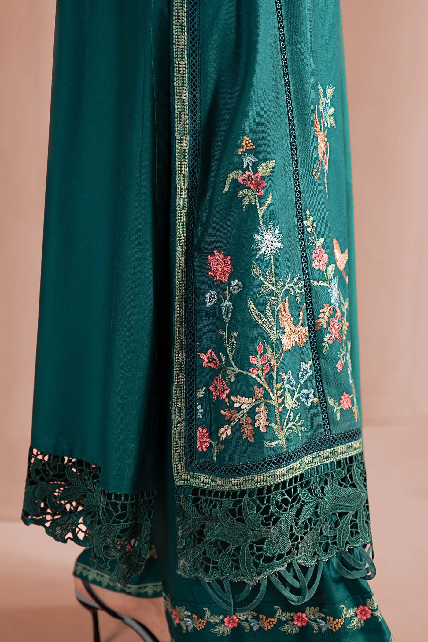 3 Piece Embroidered Marina Suit