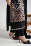 3 Piece Embroidered Linen Suit