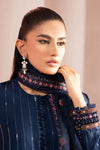 3 Piece Embroidered Linen Suit