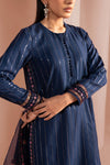 3 Piece Embroidered Linen Suit