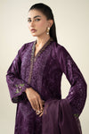 3 Piece Embroidered Linen Suit