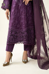 3 Piece Embroidered Linen Suit