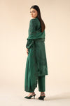 3 Piece Embroidered Cotton Jacquard Suit