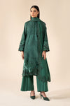 3 Piece Embroidered Cotton Jacquard Suit