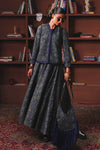 Embroidered Pk Raw Silk Skirt Set