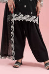 3 Piece Embroidered Cotton Net Suit