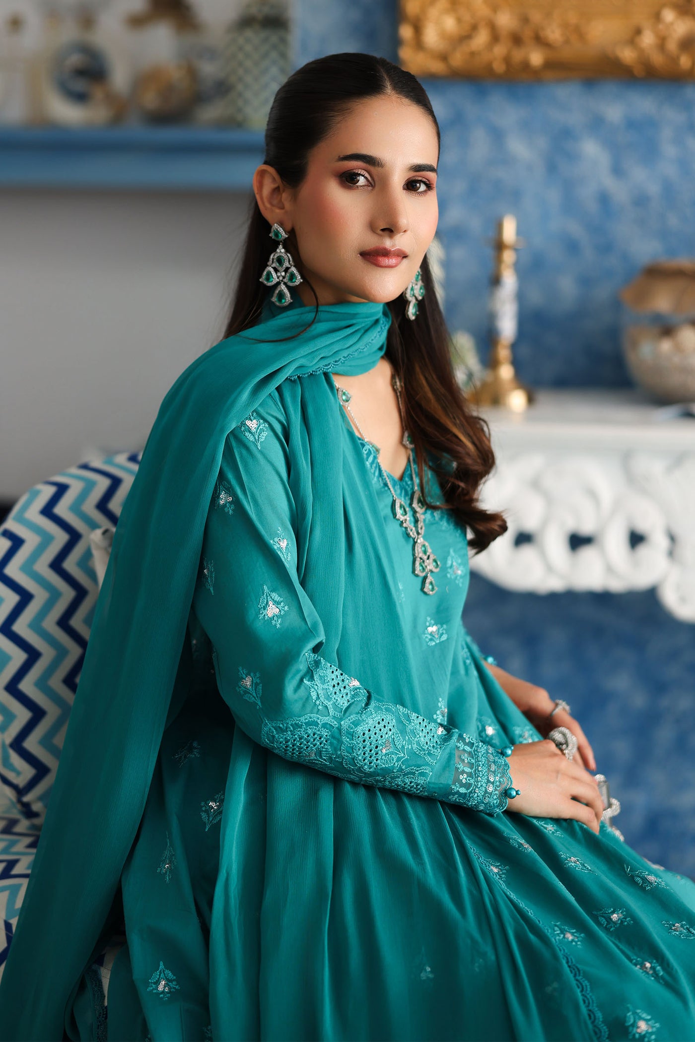 3 Piece Embroidered Lawn Suit