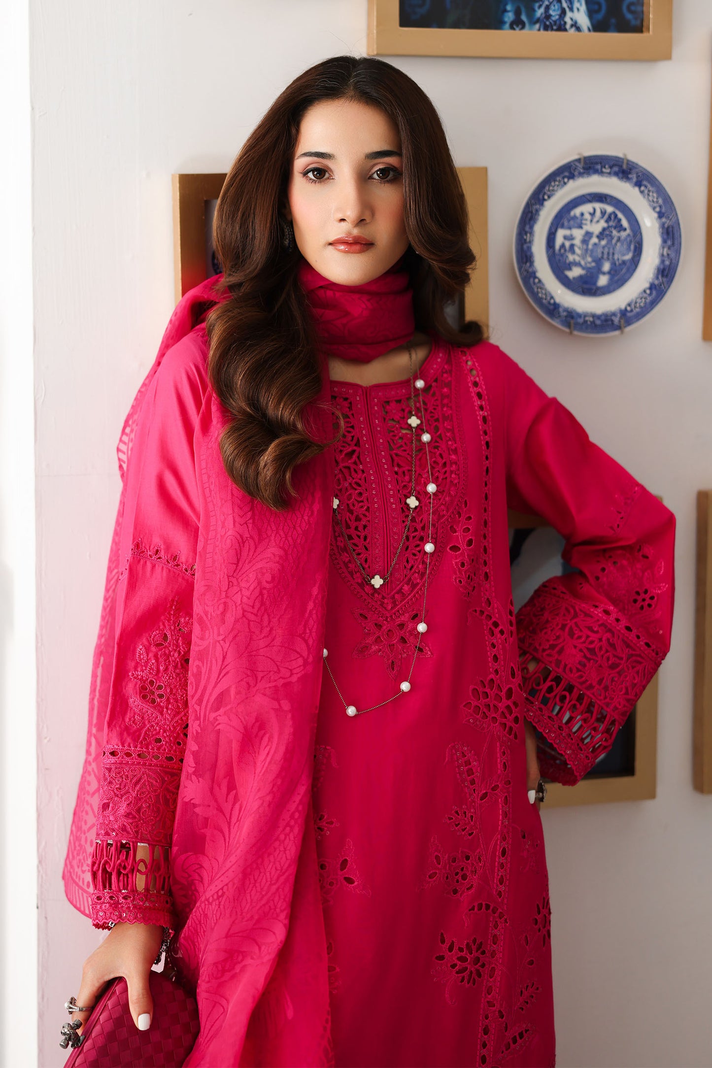 3 Piece Embroidered Lawn Suit