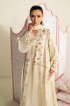 3 Piece Embroidered Raw Silk Suit