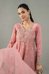 3 Piece Embroidered Dobby Lawn Suit