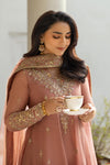 3 Piece Embroidered Cotton Net Suit