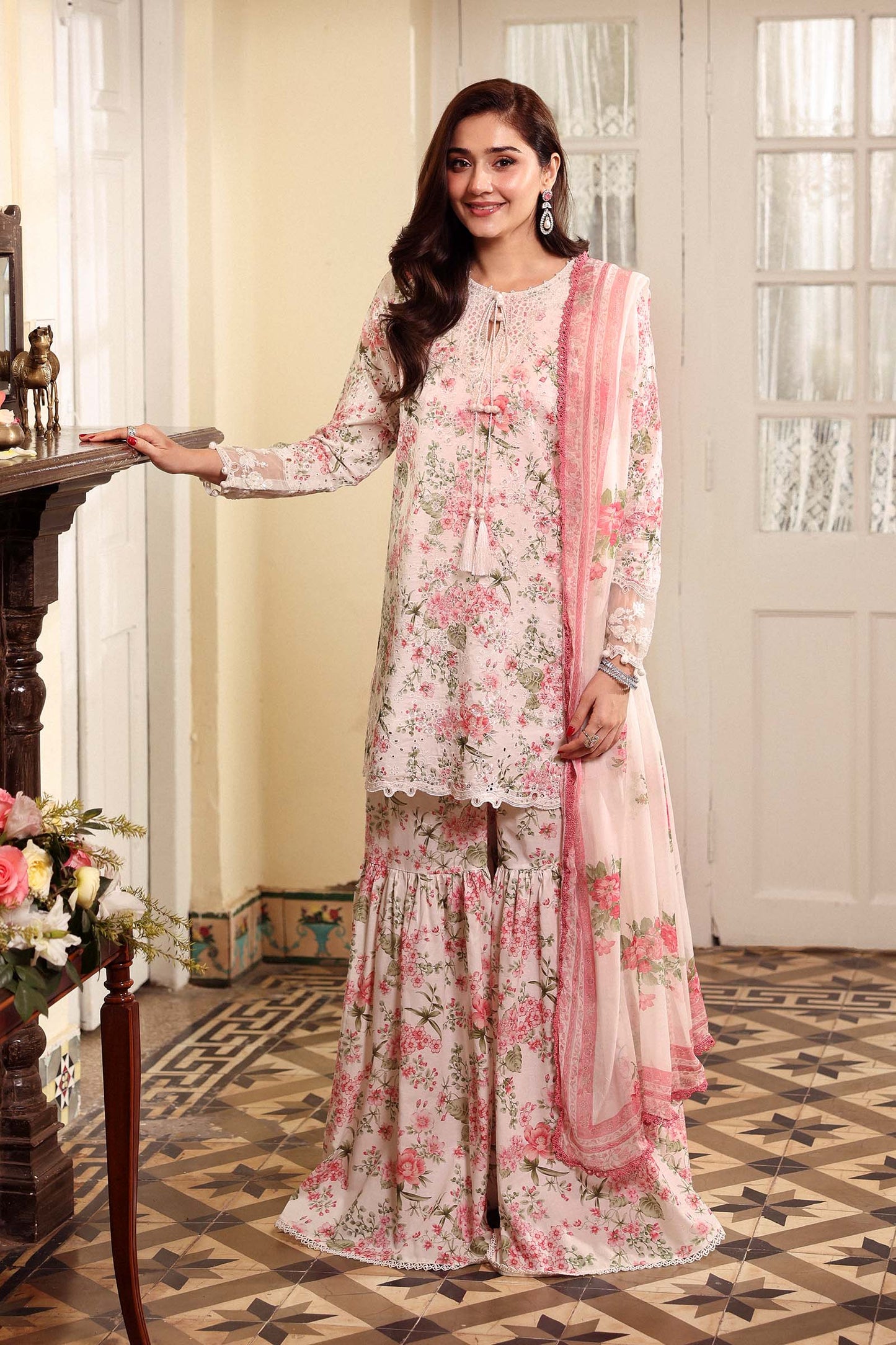 3 Piece Embroidered Lawn Suit