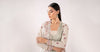 3 Piece Embroidered Paper Cotton Suit